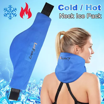 Neck Ice Pack Wrap Hot Cold Therapy For Shoulder Cervical Arthritis Tendonitis • $14.99