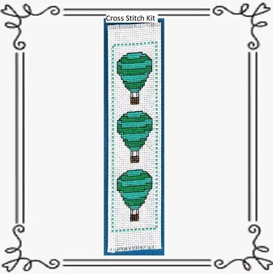 £6.95 • Buy Hot Air Balloon Bookmark -  Cross Stitch Kit