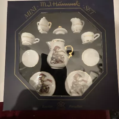 Mj Hummel Miniature Tea Set New In Box • $9