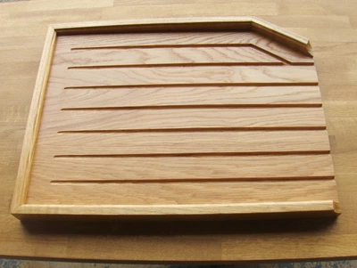 £110 • Buy Oak Large Angled Draining Board For Left Hand Side Of Belfast/butler Sink Oiled