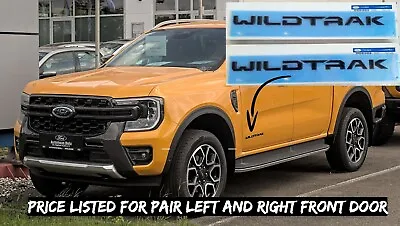 Ford Ranger Everest Next-gen Wildtrak Genuine (raised Letters) Pair Front Doors • $84.81