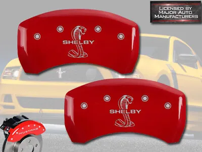 2007-2014 Ford Mustang  Shelby  GT500 Rear Red MGP Brake Caliper Covers  Snake  • $185