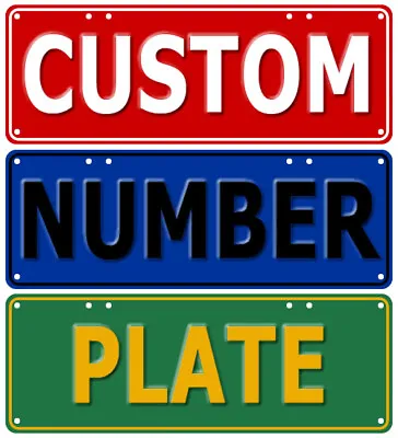 Custom Novelty Number Plate AUS Licence Plate Sign Personalised Gift Car Garage • $39.95