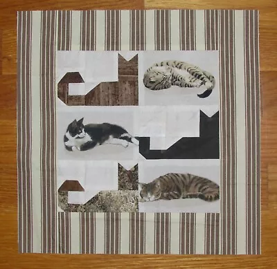 Mini QUILT Top: Chilling CATS • $9.99