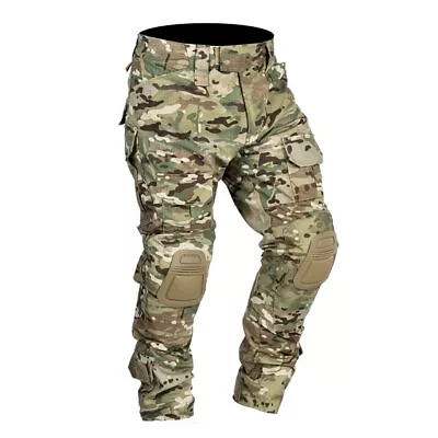 Men Combat Pants With Knee Pads Army Military Tactical Cargo Sport Trousers • $58.89