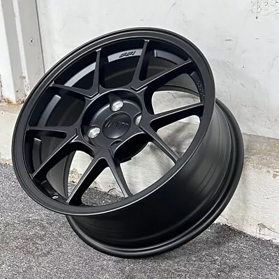 15  Tc005 Style Wheels Rims Satin Black Fits Mitsubishi Mirage De Es Mini Cooper • $470