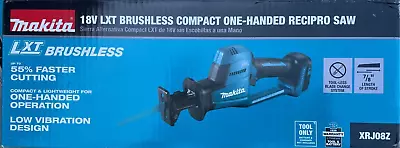 Makita XRJ08Z 18 Volt LXT Brushless One-Handed Reciprocating Saw NEW In Box • $164