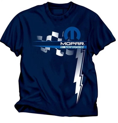 $11.04 • Buy Mopar Performance Navy Blue Cotton Tee Shirt 
