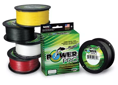 Power Pro Braided Line Original PowerPro [150300500yd Moss Hi-Vis Red] • $17.99