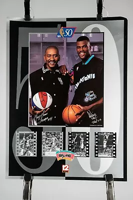 Vintage NBA Spurs Poster With David Robinson Iceman George Gervin • $81