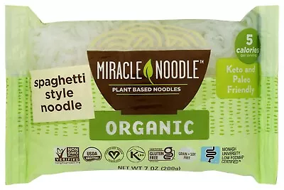 MIRACLE NOODLE: SPAGHETTI STYLE NOODLE (PACK OF 6 X 7 OZ)---FREE SHIPPING!!! • $50.77