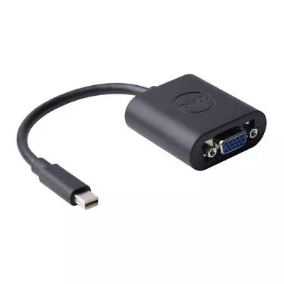 Dell Mini Displayport To VGA (D-Sub) Adapter Cable DAYBNBC084 Black • £8.54