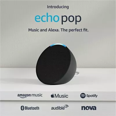 Brand New Amazon Echo Pop Full Sound Compact Smart Speaker With Alexa  AU POST • $49.95