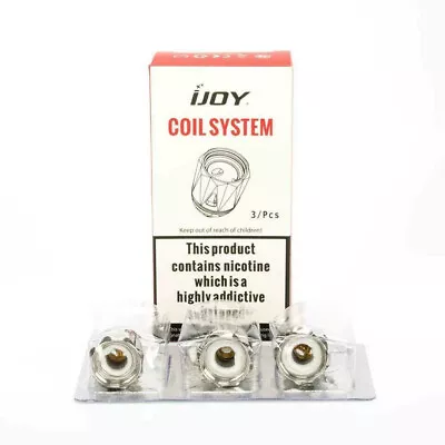 Ijoy X3 & Dm Coils For Avenger Diamond Captain Tanks - Mesh C1s - 3x Pack • £7.99