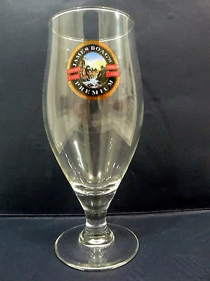 James Boag's Premium Stemmed Beer Glass  (multicolour)  Vgc - 21 Glasses Avail.  • $4.99