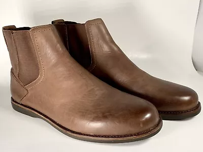 Tommy Bahama 9D Rocker Canyon Leather Chelsea Boots Brown • $39.98