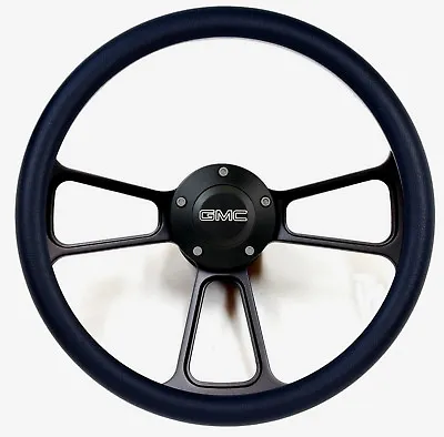 1974-1994  GMC C-Series Pick-Up Truck - Black Billet Steering Wheel - Full Kit • $201.87