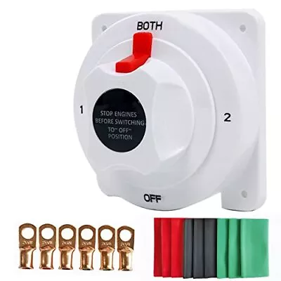 Battery Switch Marine Battery Selector Switch 12-32V DC 175AMP Four Position ... • $46.04