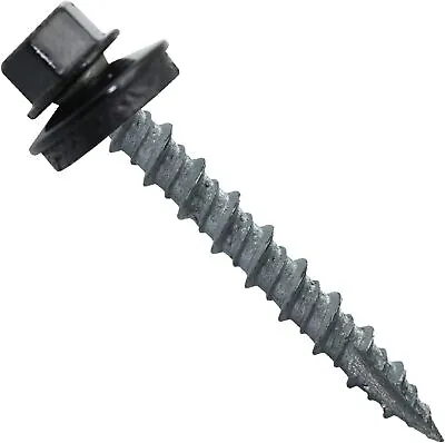 Metal Roofing Screws 250 10 X 1-1/2  Black Hex Head Sheet Metal Roof Screw. ... • $52.66