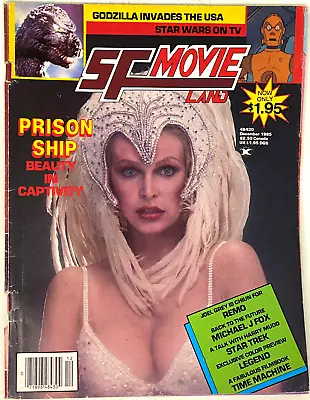 SF Movieland - July 1985 - Star Wars On TV  Star Trek Harry Mudd • $2.95