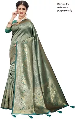 Indian Soft Silk Saree #TSY 040 (Green) / Sari / Salwar /Bollywood Dress • $150