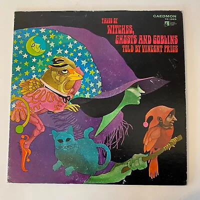 Tales Of Witches Ghosts And Goblins Told By Vincent Price LP Caedmon Halloween • $78.36
