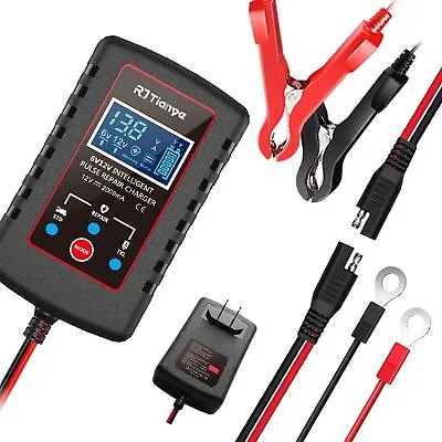 6V 12V Smart Automatic Battery Charger Maintainer Motorcycle Car Trickle Float • $14.59