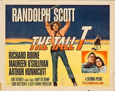 The Tall T Starring Randolph Scott Richard Boone Maureen O'Sullivan • £3.50