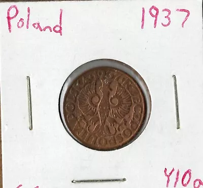 Coin Poland 5 Groszy 1937 Y10a • $3.29