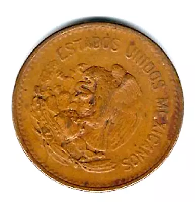 Mexico Coin...20 Centavos...1944 • $0.99