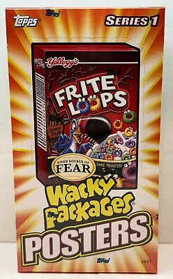 Wacky Packages Series 1 Posters Card Box 18 Packs Topps 2012 • $52.45