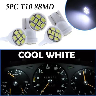 For Chevy 73-87 C10 C20 C30 Truck Gauge Cluster LED Dashboard Bulbs T10 White • $9.91