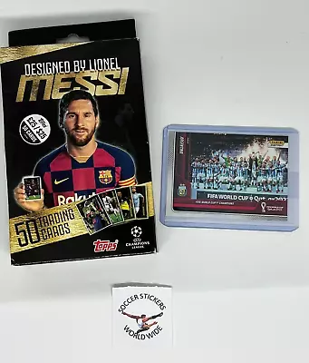 Topps Design By Lionel Messi And Panini Argentina Instant • $89.09