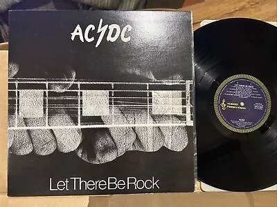 AC/DC LP Let There Be Rock OZ Alberts Productions Records Blue Label Press EX • $200