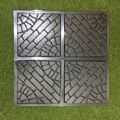 *Well* Set 4 Pcs ABS Plastic Molds For Concrete Garden Stepping Stone Path • $45.99