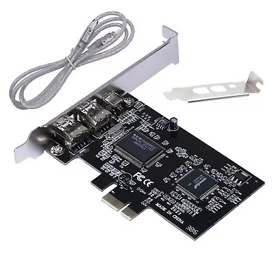 3 Ports 1394A Expansion Card PCI Express 1X To External IEEE 1394 Adapter • £18.22