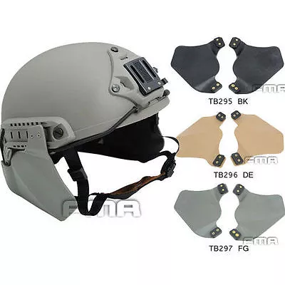 FMA Tactical MICH Fast Helmet Side Rail Ear Protection Cover Airsoft Paintball • £8.39