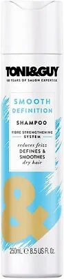 £6.15 • Buy Toni&Guy Smooth Definition Anti-Frizz Shampoo For Dry Hair, 250ml