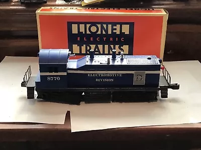$70 • Buy Lionel 8770 Electromotive Division Nw2 Switcher - Vg  Cond  Runs Well  