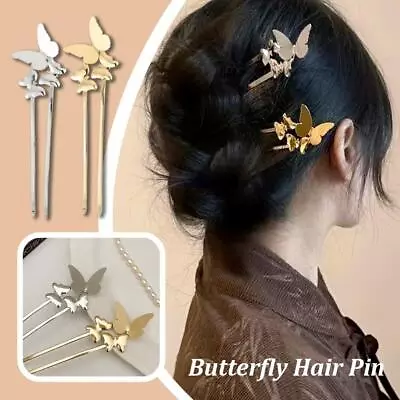 Hair Pins For Women U Shaped Hair PinsMetal French Fork Hair For Women J4A6 • £1.67