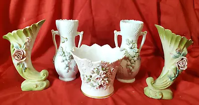 Lot Of 5 Vintage Lefton Medium Sized Vase • $36.93