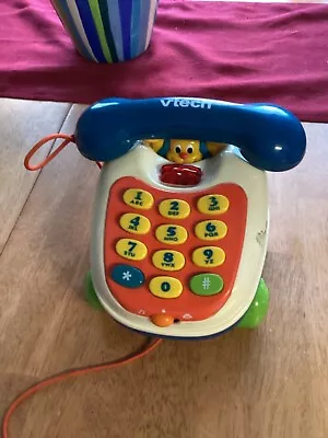 Vintage VTech Talking Musical Numbers  Telephone English And Spanish • $16