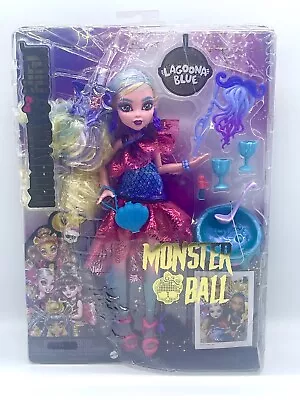 Monster High Monster Ball Lagoona Blue Doll W/ Themed Accessories NEW IN PKG • $22