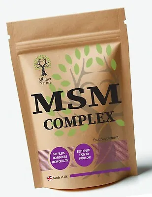 MSM Complex Glucosamine Chondroitin High Strength Natural Collagen & Vitamin C • £7.98