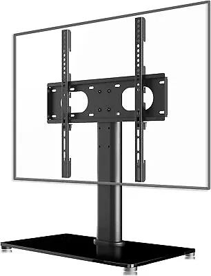 Universal TV Stand Table Top TV Stand 17-55'' LCD/LED TVs Black • £18.99