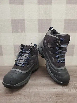 Khombu Men's Fleet Hiker Terrain Winter Boots Grey/Blue - Size 12 NWB ✅ • $42.29