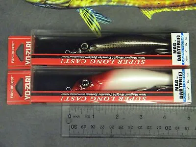 Yo-zuri Mag Darter 5  Shallow Diving Floating Striper Lure R1144-PRH HGLB Lot 2 • $28.99