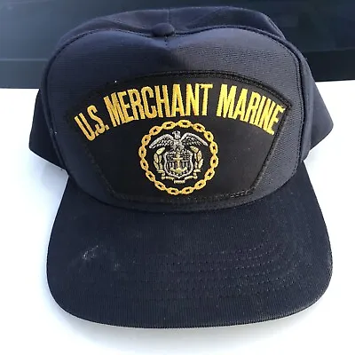U.S. Merchant Marine Navy Hat AUTHENTIC Northstar Cap - Made In USA - Adjustable • $29.95