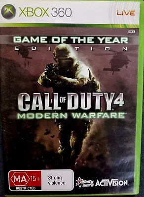 Call Of Duty 4 Modern Warefare: Game Of The Year Edition Xbox 360 Game Complete • $9.65