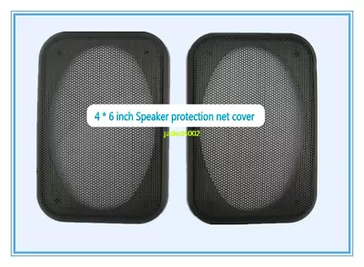 2pcs 4 X6 Inch Car Speaker Metal Mesh Grille Protection Decorative Circle Cover • $6.33